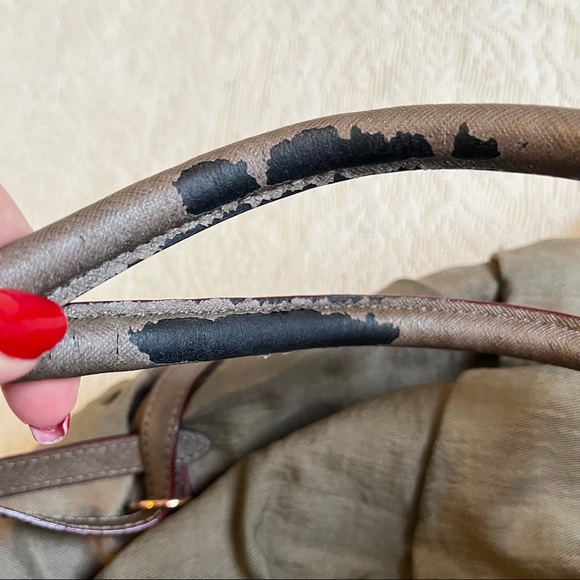 MZ Wallace Olive nylon shoulder tote bag - Picture 8 of 15